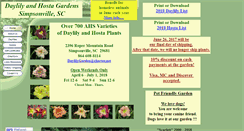 Desktop Screenshot of daylilyandhostagardens.com
